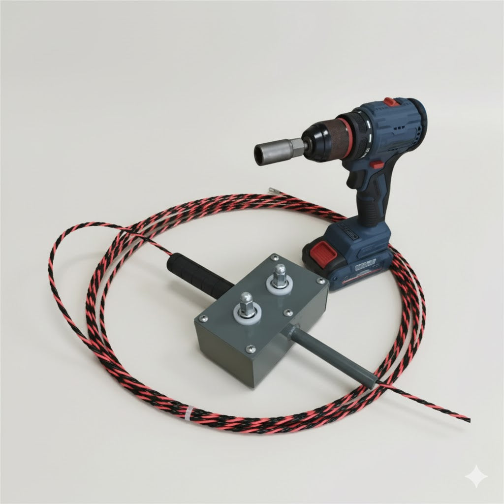 Máquina Passa Cabos Elétrica Profissional 2025: puxa cabos rapidamente